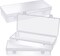 3Pack Small Plastic Storage Containers with Hinged Lids, Rectangle Clear Plastic Storage Containers Box for Beads Jewelry and Crafts Items